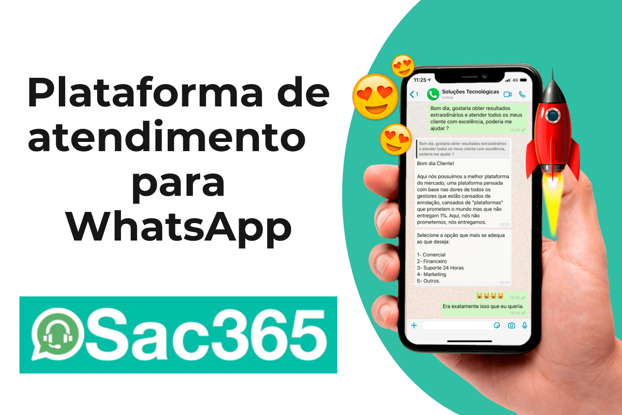 Sac365 - A plataforma mais completa de SAC do mercado para WhatsApp